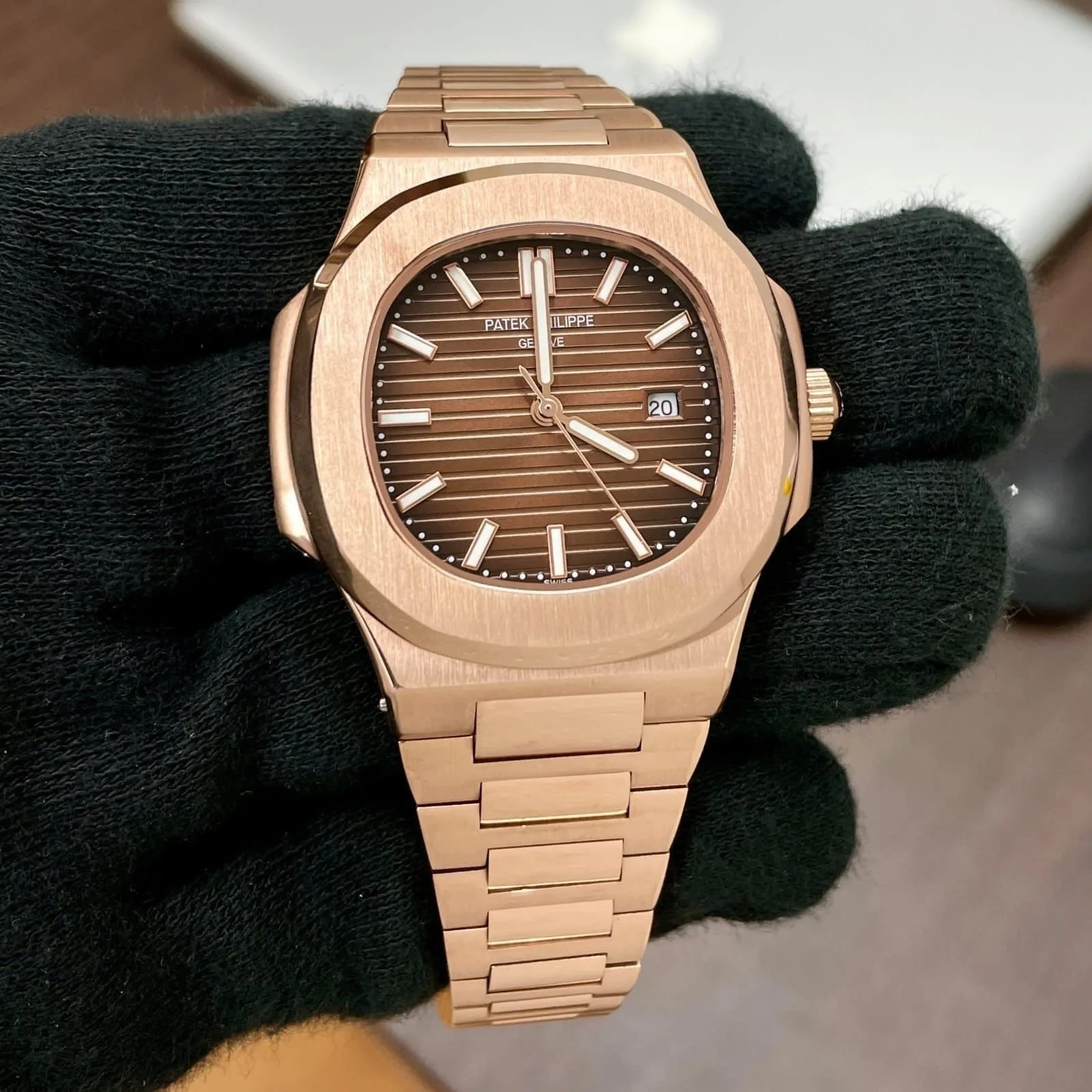 first copy watches Patek Philippe Nautilus Ever Rosegold Premium Watch Store Patek Philippe Nautilus Ever Rosegold
