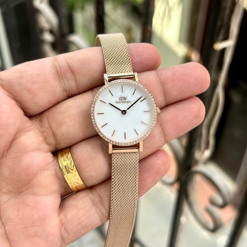Daniel Wellington Petite Lumine Bezel RoseGold
