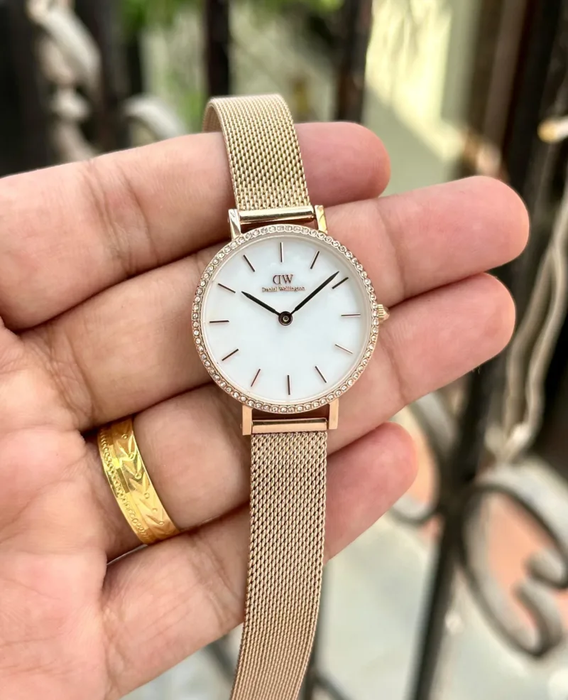 Daniel Wellington Petite Lumine Bezel RoseGold
