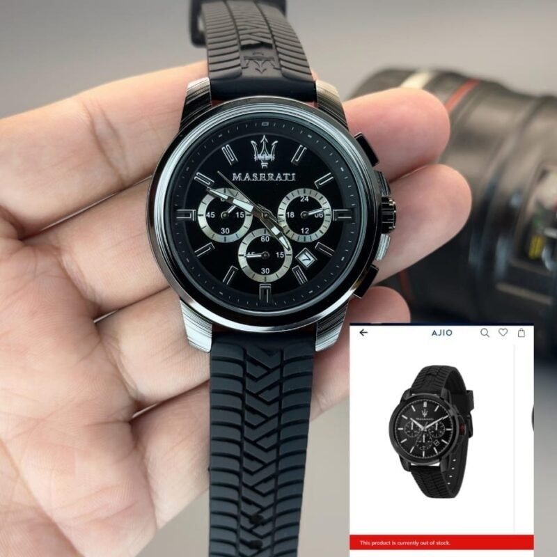 Maserati Black Successo Chronograph