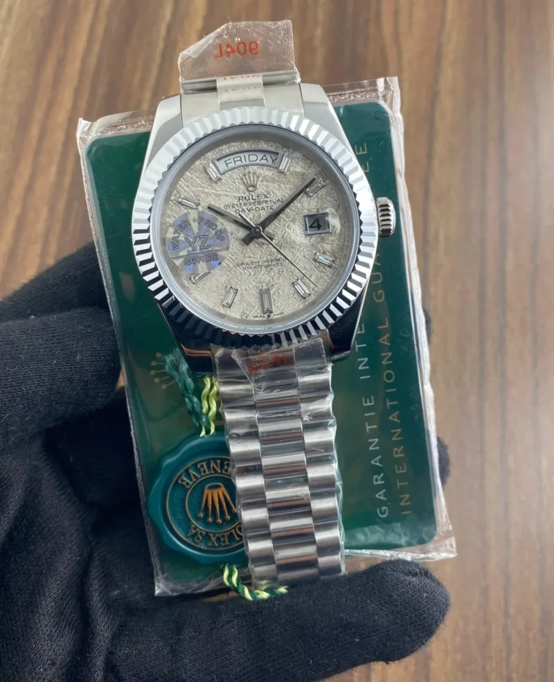 Rolex Day Date Marble Brown