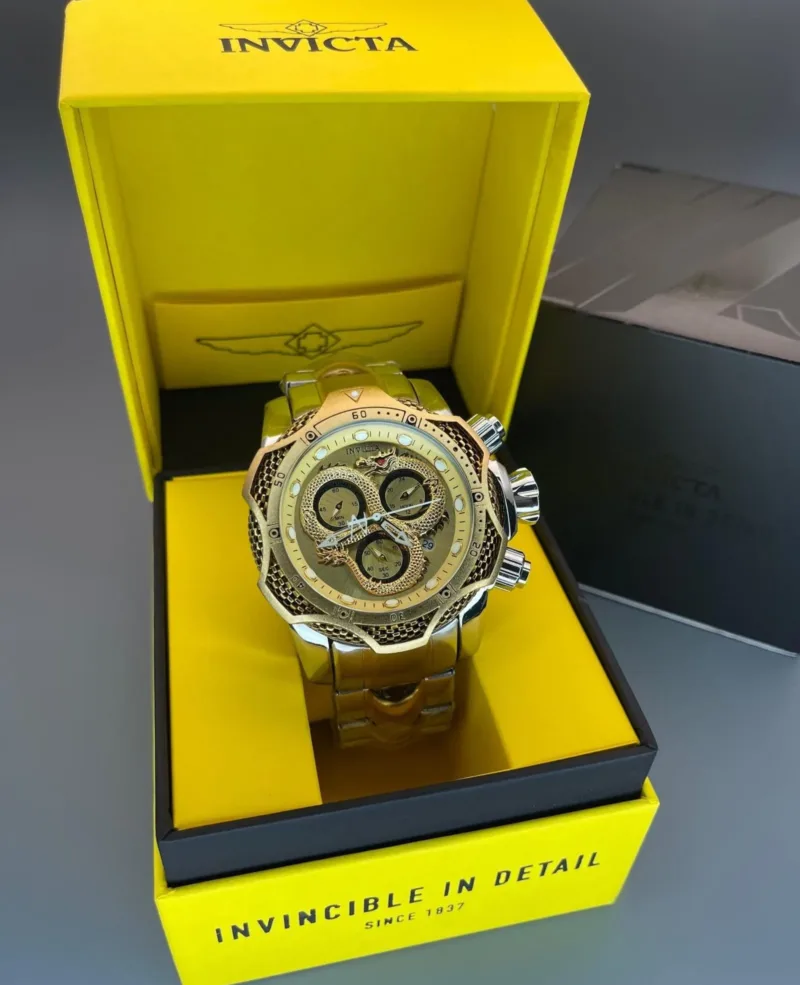 Invicta Venom Chronograph Golden