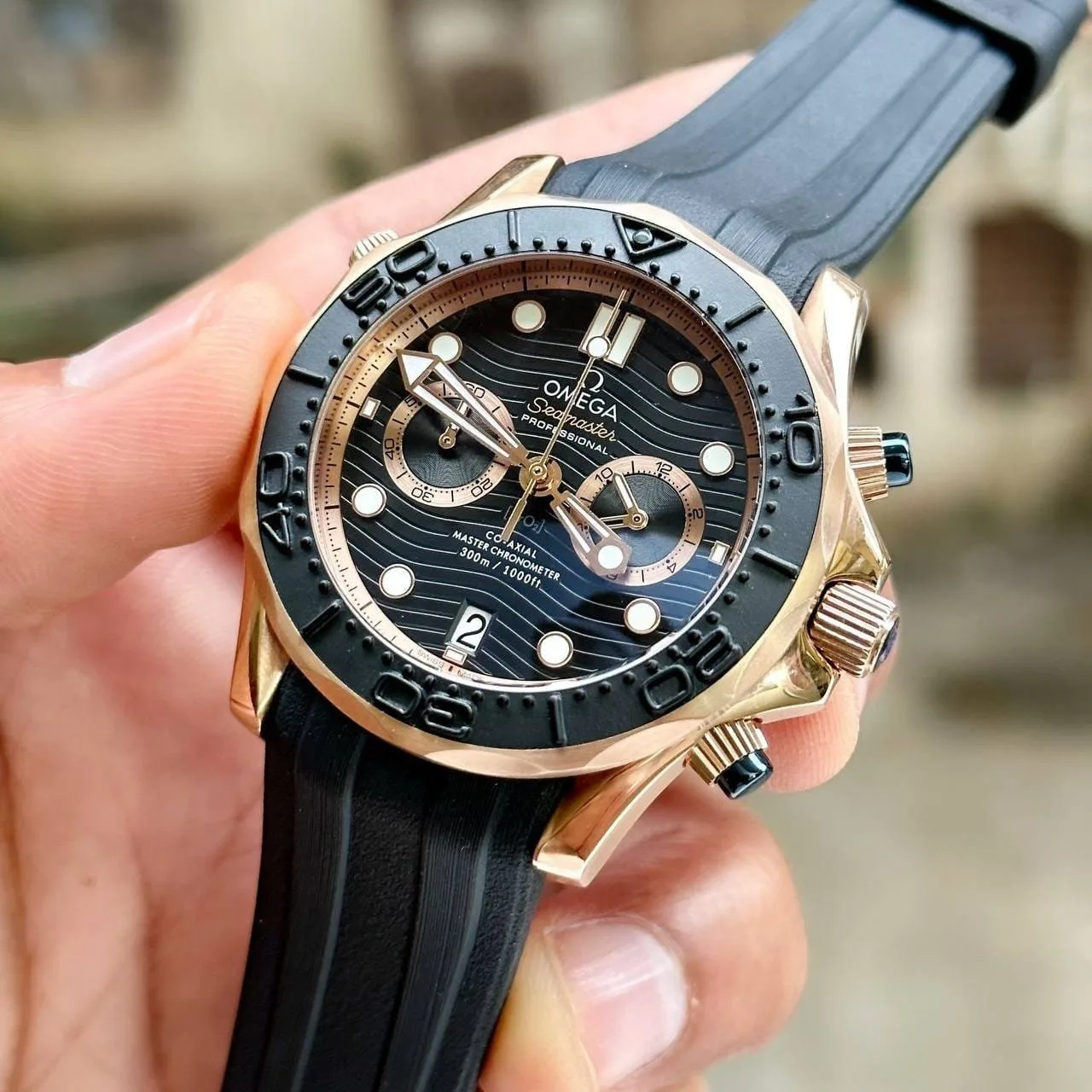 first copy watches Omega Seamaster Diver 300M Chronograph Premium Watch Store Omega Seamaster Diver 300M Chronograph - Image 4
