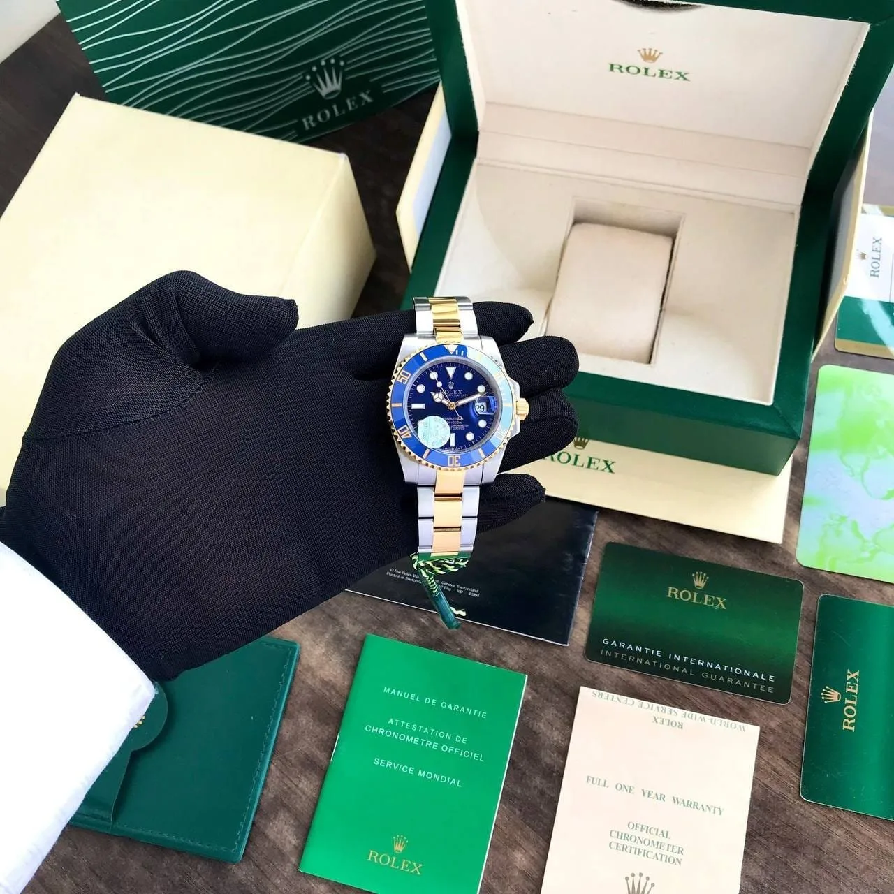 first copy watches Watches Rolex Submariner Two Tone Blue Dial Premium Rolex Submariner Two Tone Blue Dial - Image 7