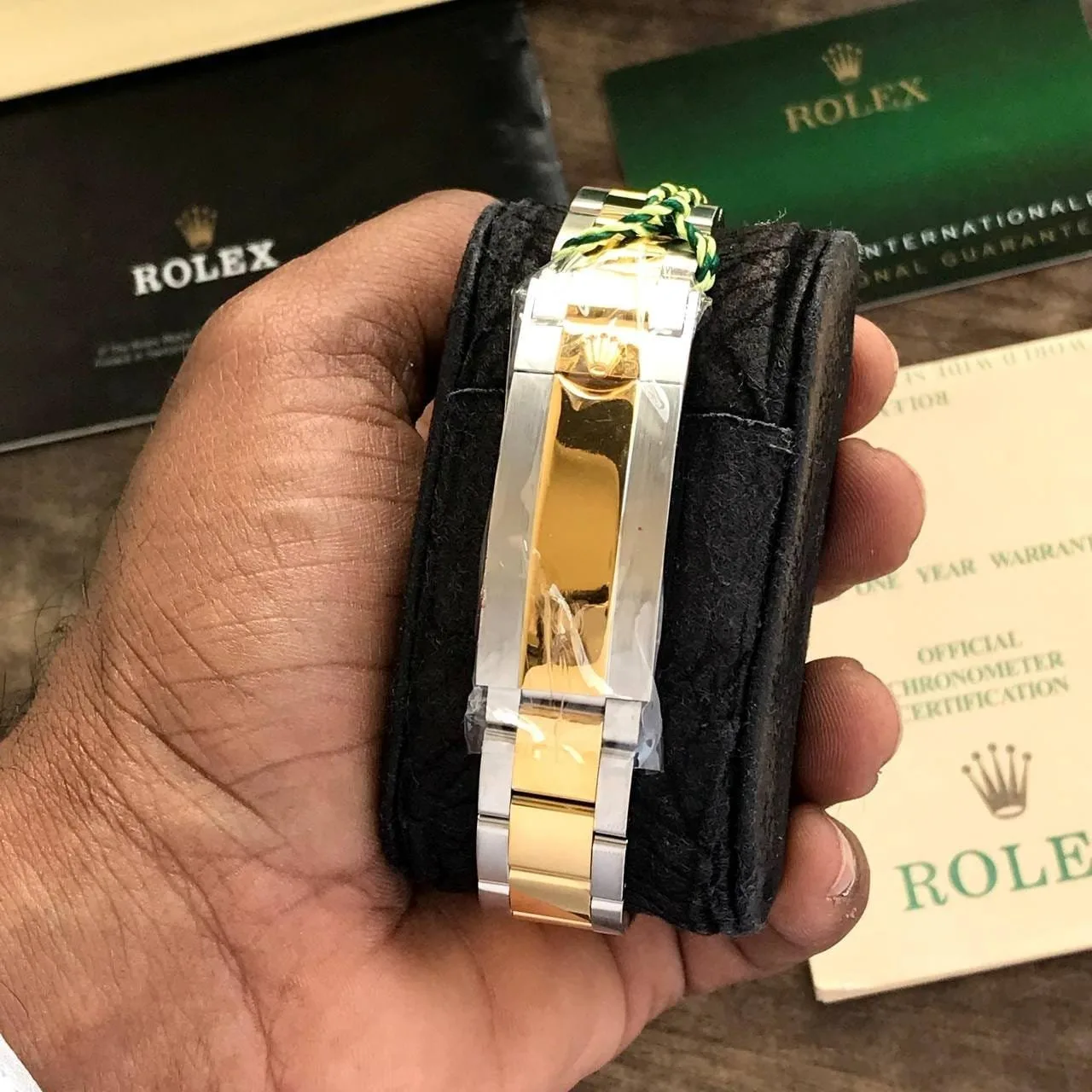 first copy watches Watches Rolex Submariner Two Tone Blue Dial Premium Rolex Submariner Two Tone Blue Dial - Image 5