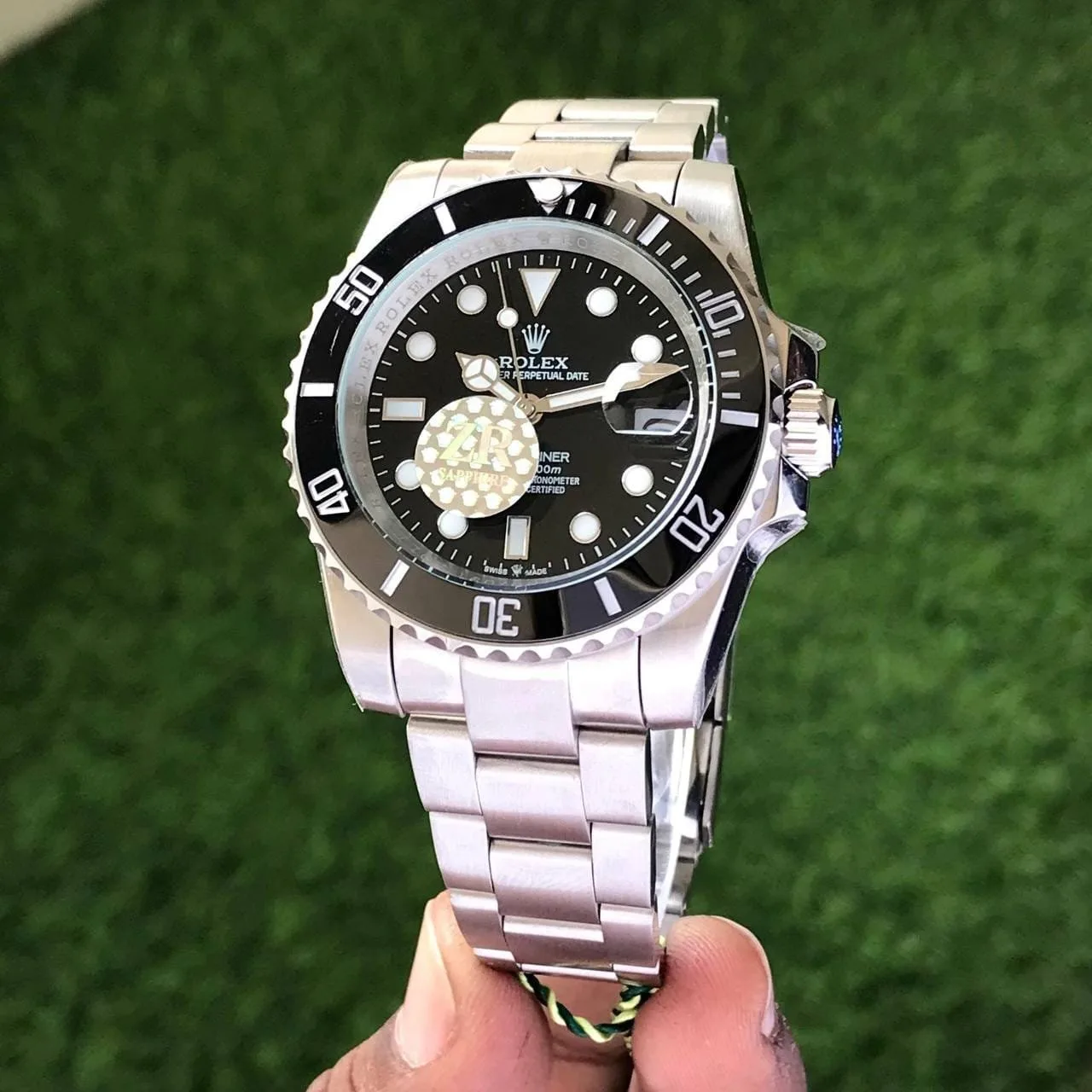 first copy watches Watches Rolex Submariner Silver Black Premium Rolex Submariner Silver Black - Image 3