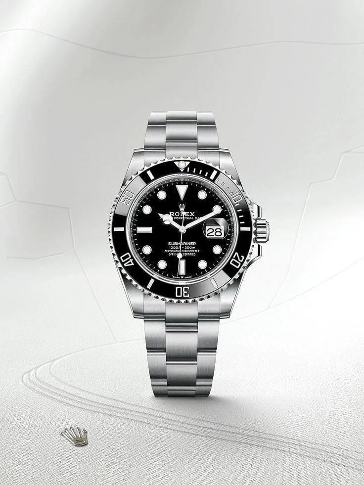first copy watches Watches Rolex Submariner Silver Black Premium Rolex Submariner Silver Black - Image 2