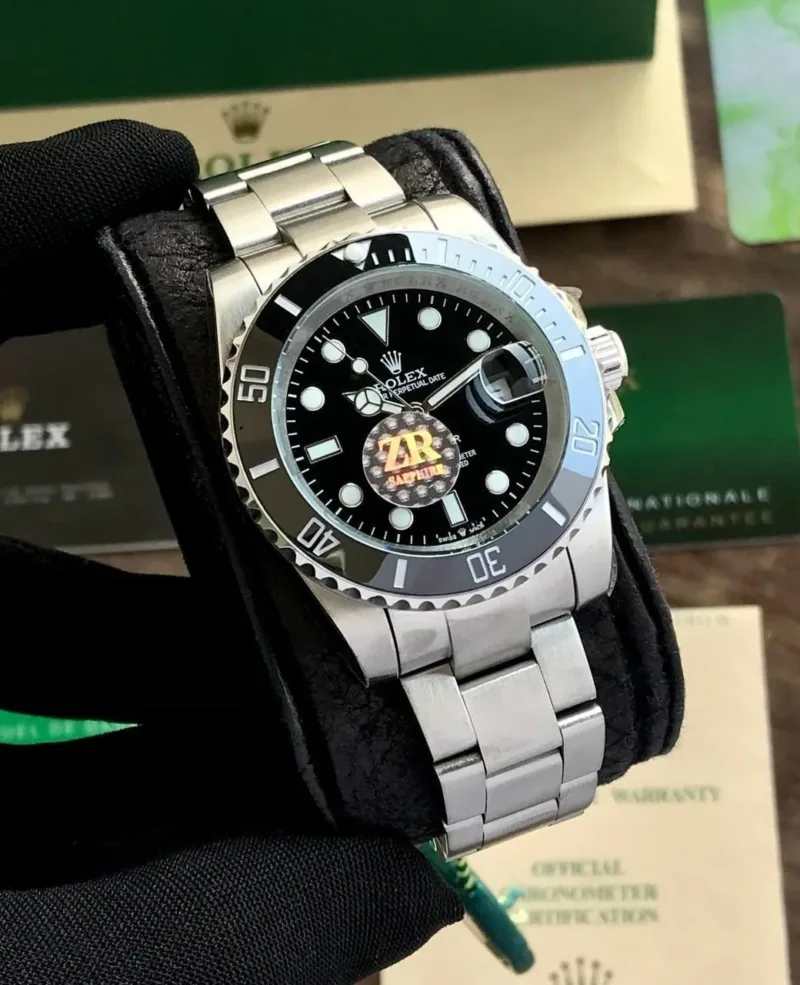 Rolex Submariner Silver Black