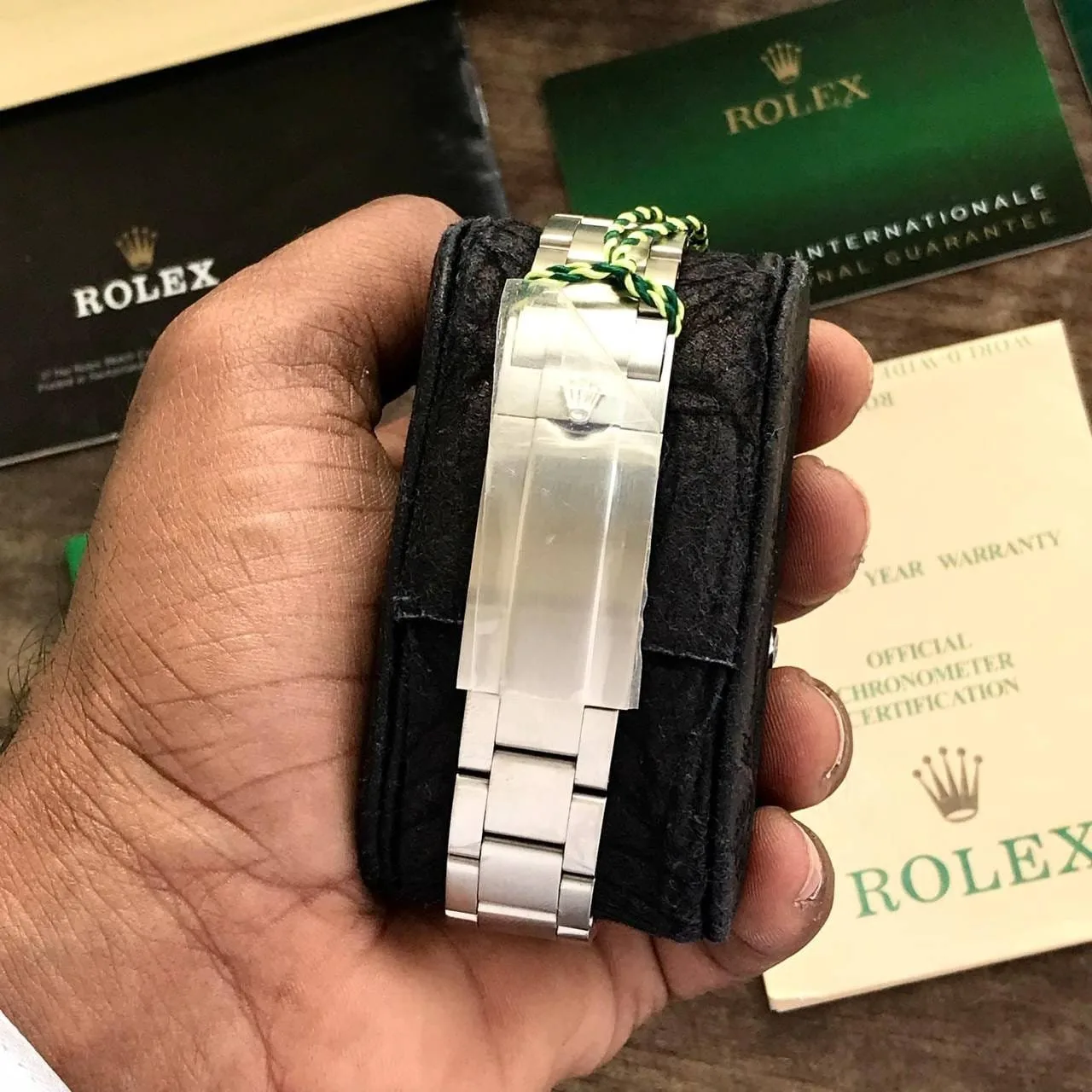 first copy watches Watches Rolex Submariner Silver Black Premium Rolex Submariner Silver Black - Image 8