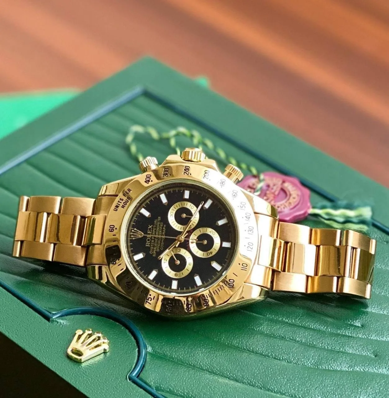 first copy watches Watches Rolex Daytona Golden Premium Rolex Daytona Golden - Image 3