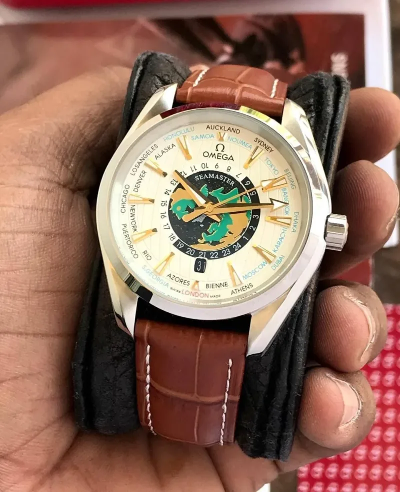 Omega Seamaster Co-Axial Aquatera WorldMap
