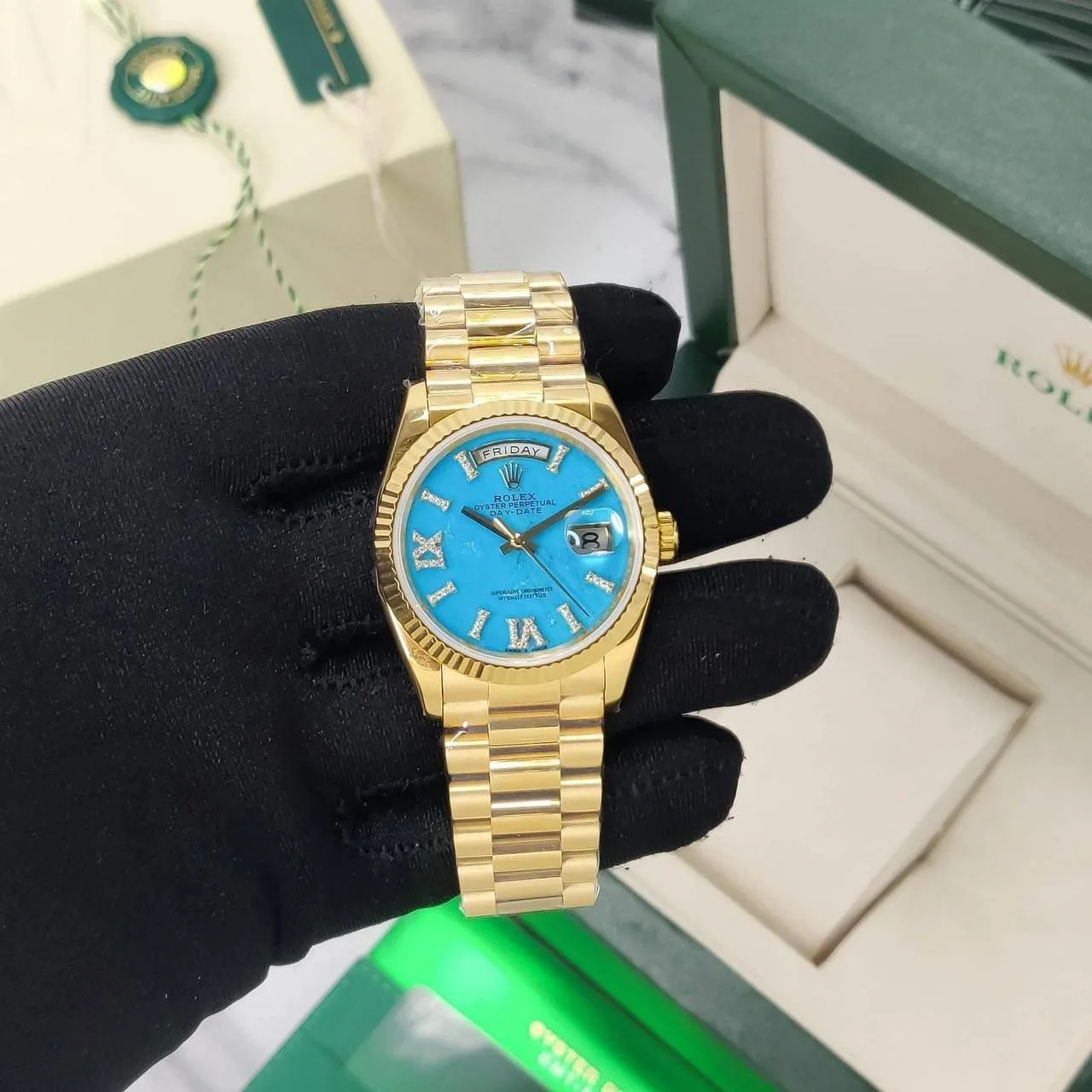 first copy watches Watches Rolex Oyster Perpetual Day-Date SK Edition Premium Rolex Oyster Perpetual Day-Date SK Edition - Image 2