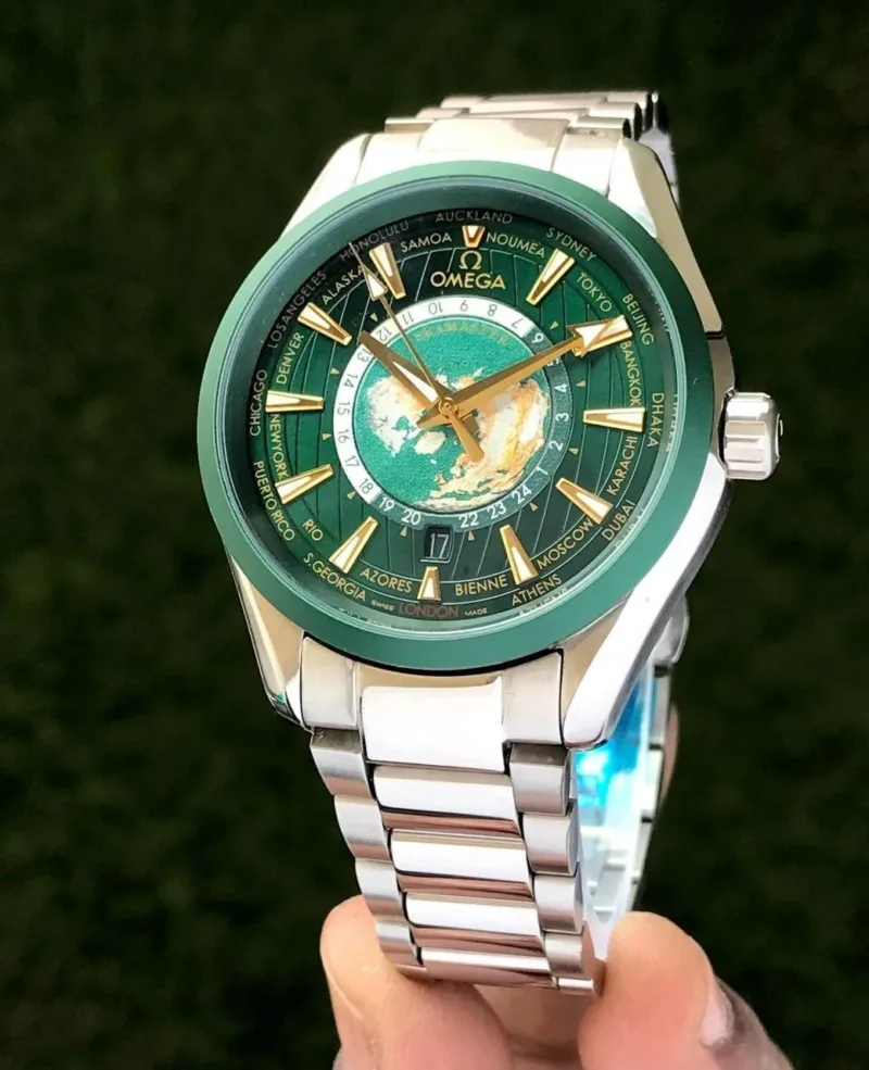 first copy watches Watches First Copy Watches Premium Omega Aquaterra WorldMap Seamaster