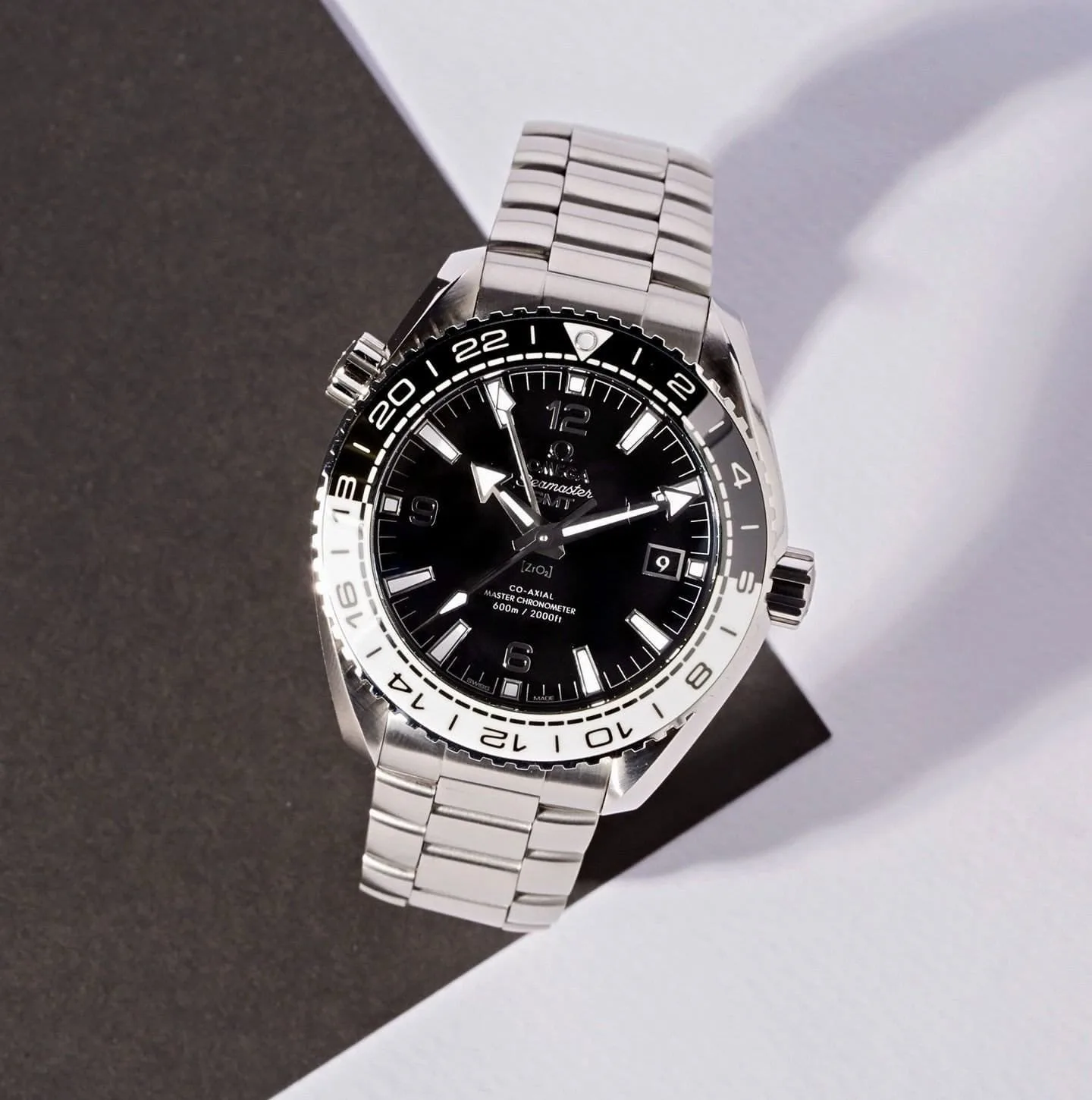 first copy watches Omega Seamaster Planet Ocean GMT Premium Watch Store Omega Seamaster Planet Ocean GMT - Image 4