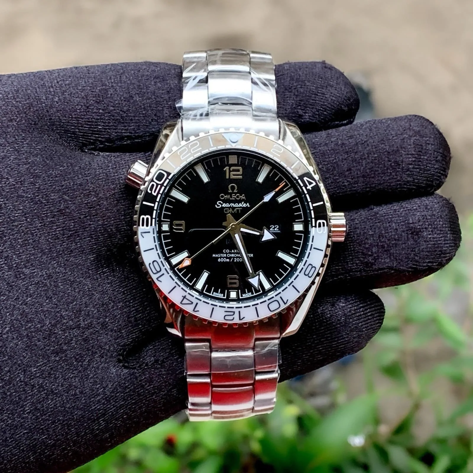 first copy watches Omega Seamaster Planet Ocean GMT Premium Watch Store Omega Seamaster Planet Ocean GMT - Image 2