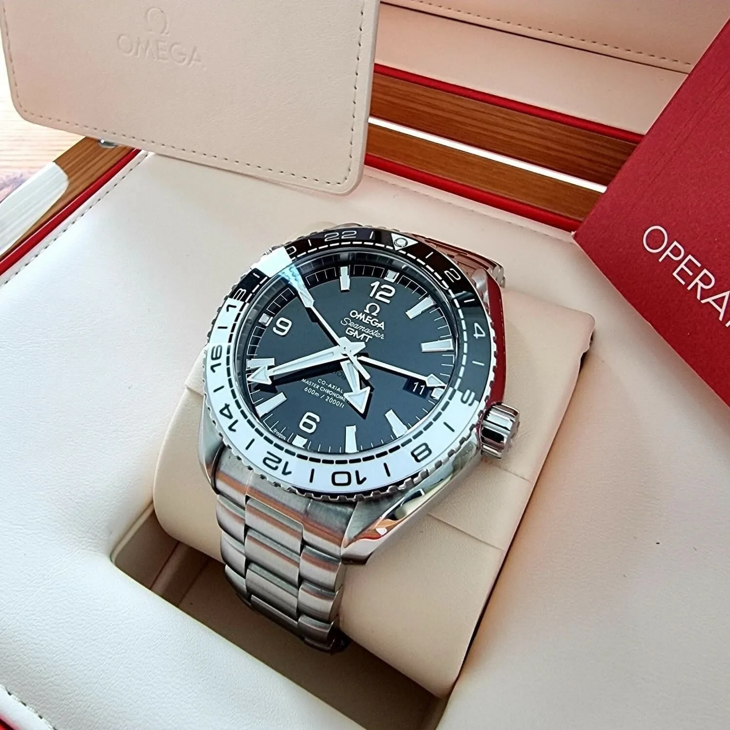 first copy watches Omega Seamaster Planet Ocean GMT Premium Watch Store Omega Seamaster Planet Ocean GMT
