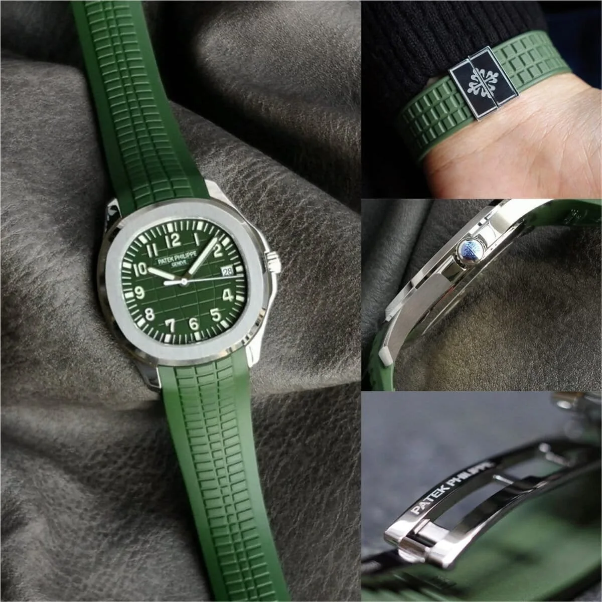 first copy watches Patek Philippe Aquanaut Green Premium Watch Store Patek Philippe Aquanaut Green - Image 4