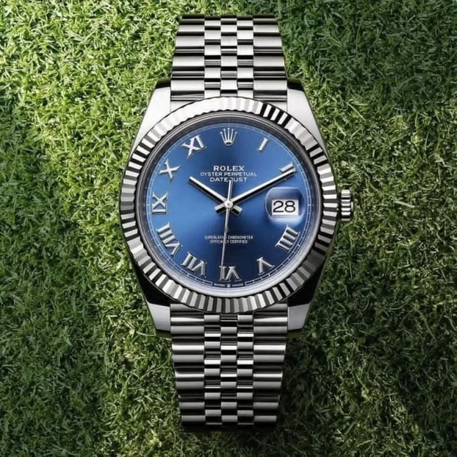 first copy watches Rolex Oyster Perpetual Bluedial Premium Watch Store Rolex Oyster Perpetual Bluedial - Image 4