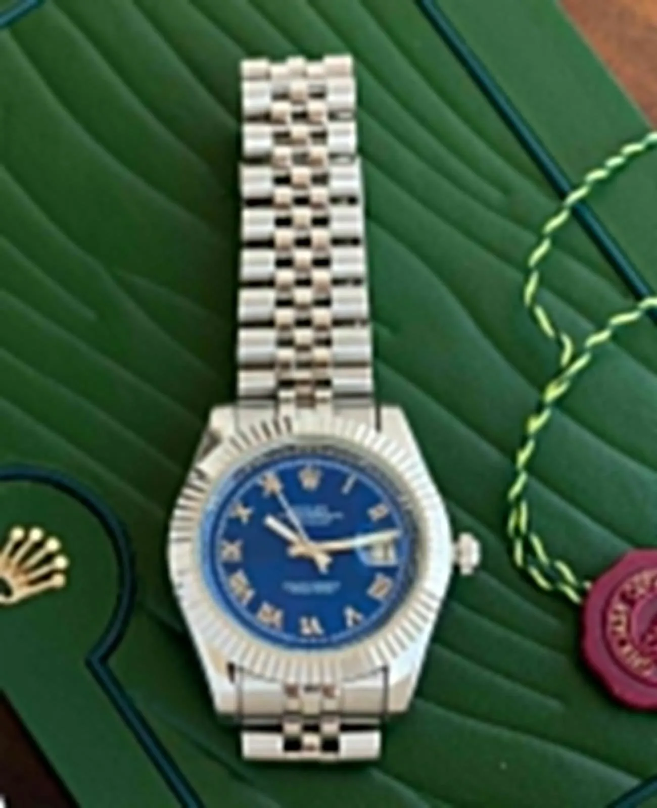 first copy watches Rolex Oyster Perpetual Bluedial Premium Watch Store Rolex Oyster Perpetual Bluedial - Image 3