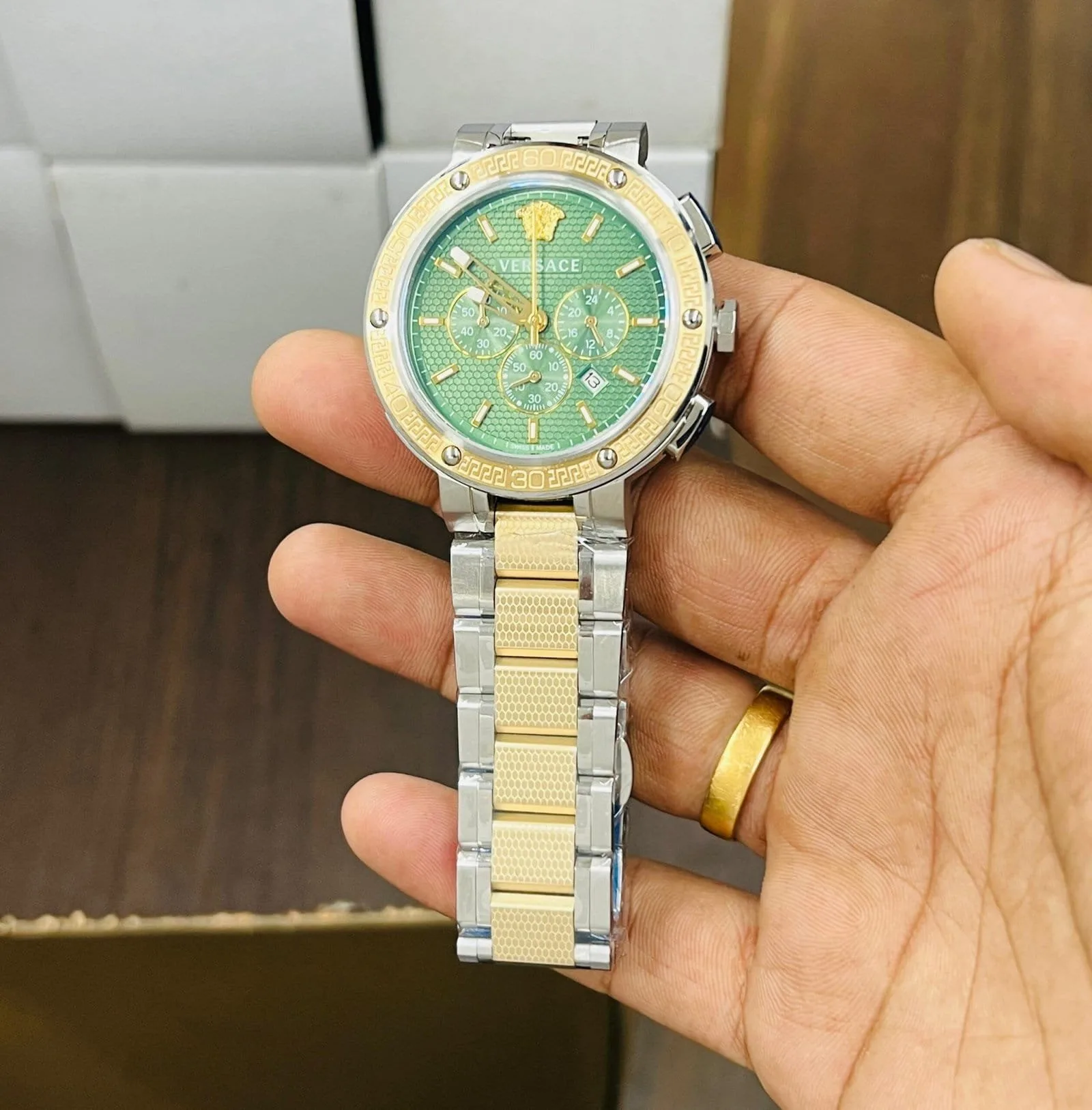 first copy watches Versace Greca Dome Chrono Premium Watch Store Versace Greca Dome Chrono - Image 2