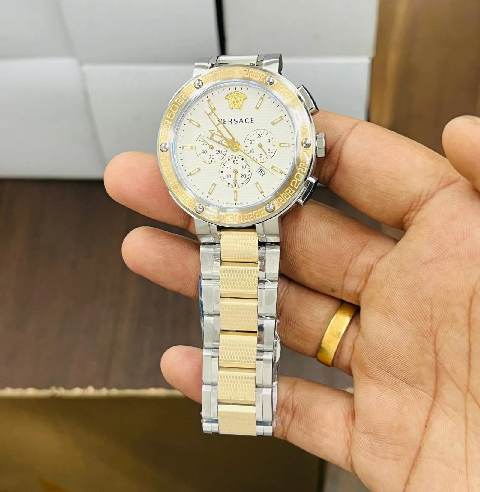 first copy watches Versace Greca Dome Chrono Premium Watch Store Versace Greca Dome Chrono - Image 3