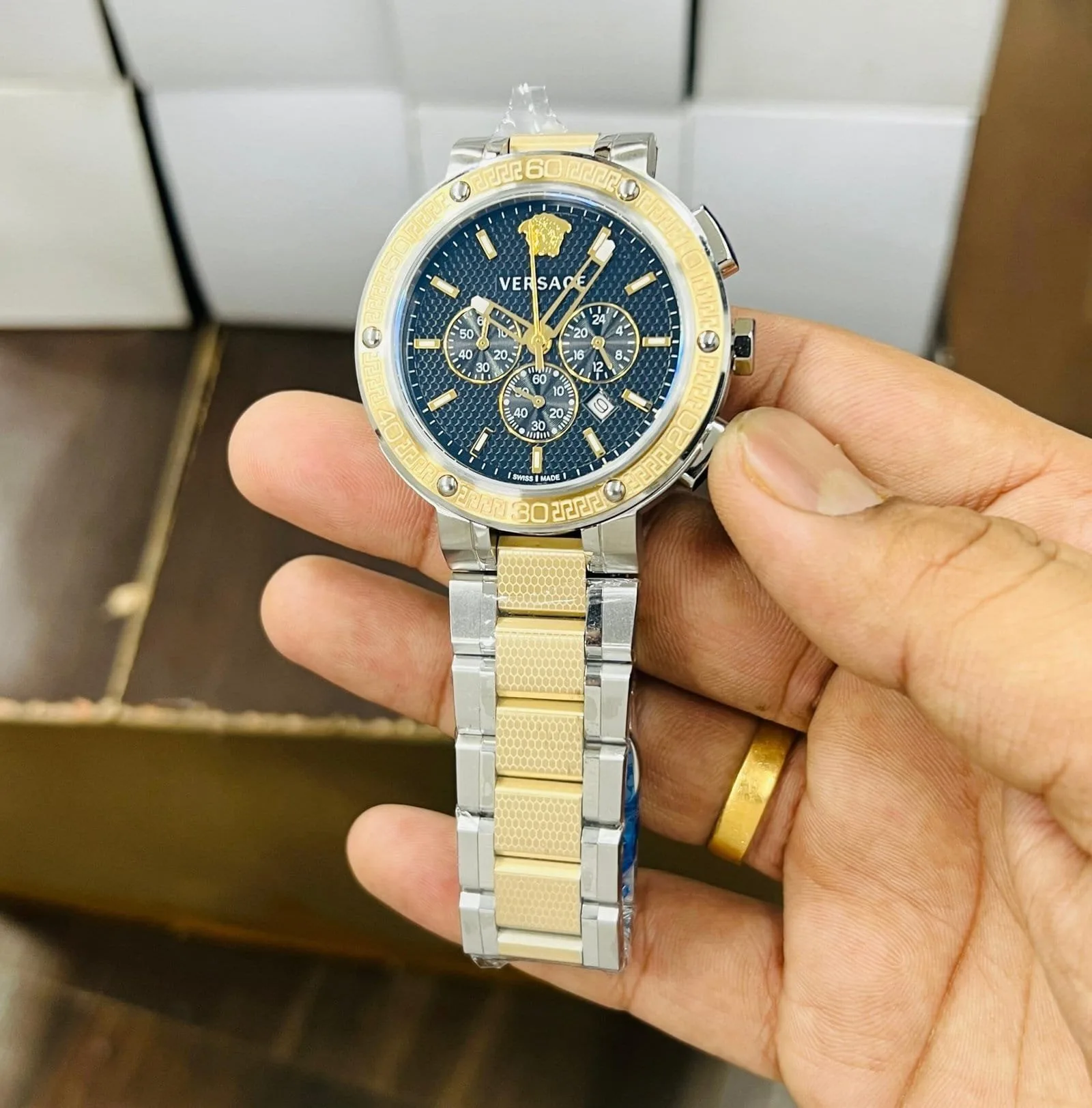 first copy watches Versace Greca Dome Chrono Premium Watch Store Versace Greca Dome Chrono - Image 4