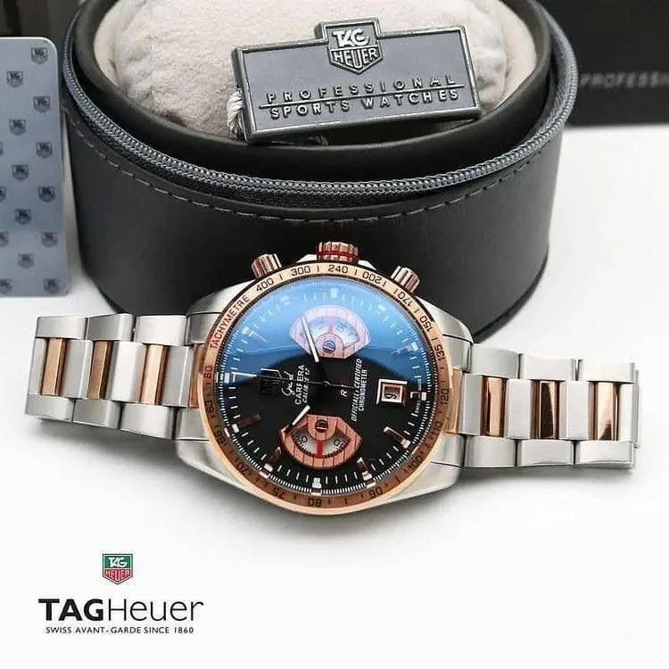 first copy watches Tag Heuer Carrera Black & Silver Premium Watch Store Tag Heuer Carrera Black & Silver - Image 4