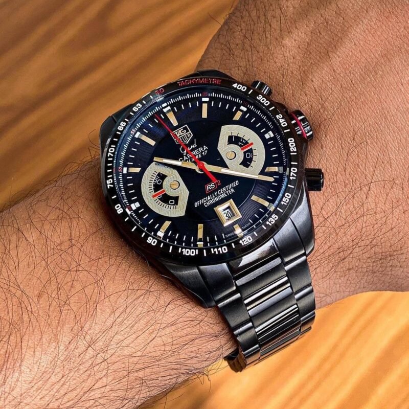 Tag Heuer Carrera Black & Silver