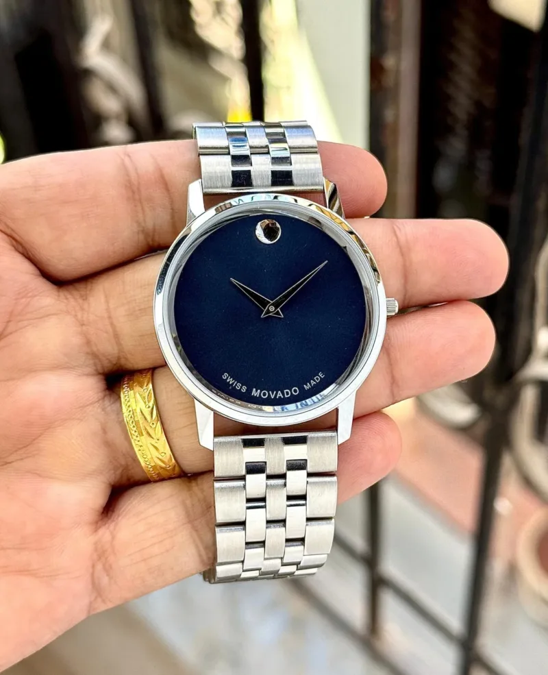 Movado 607212 Original Model Silver Blue