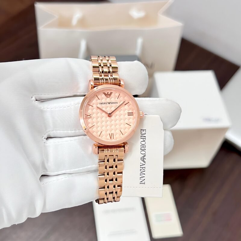 Emporio Armani rose gold