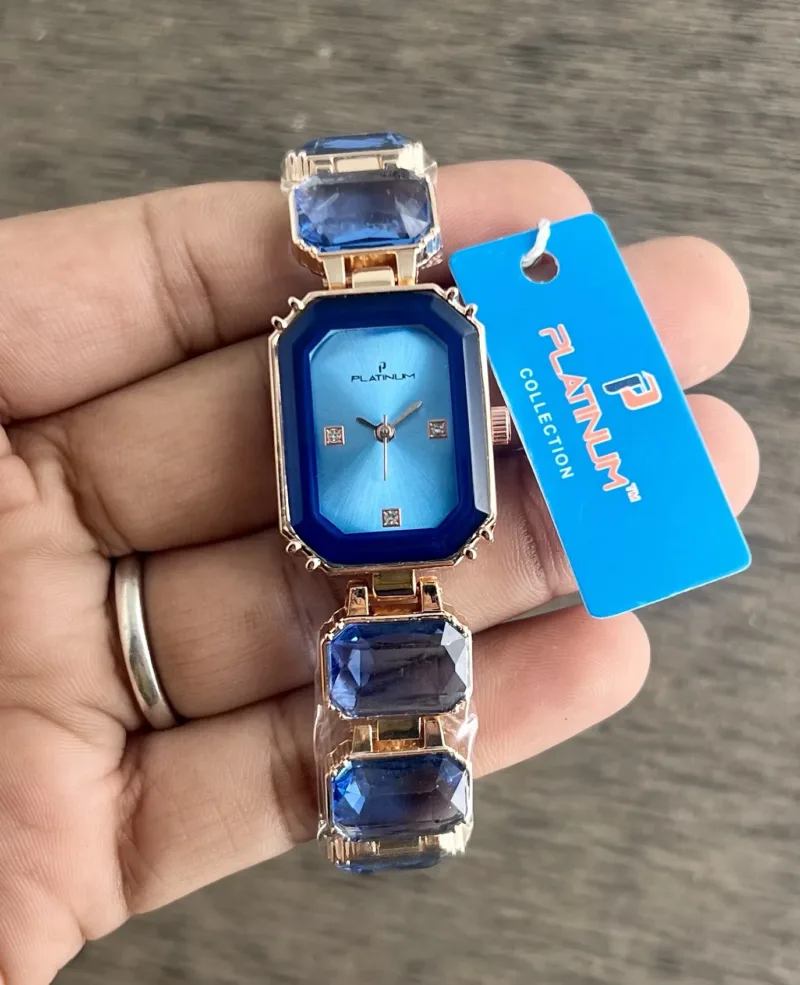 Platinum Collection Blue Gemstone 💙