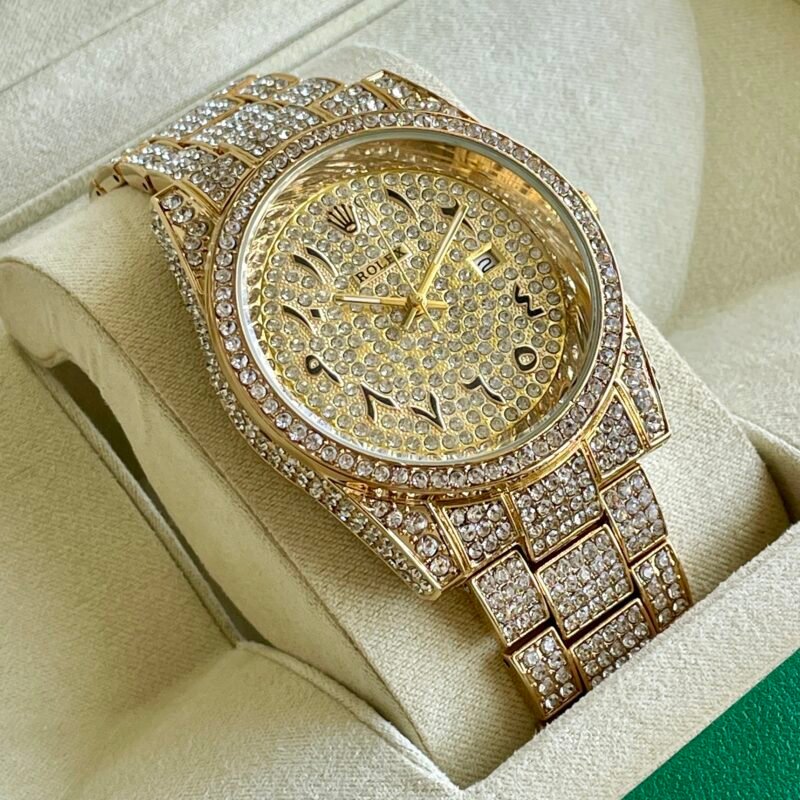 Rolex Arabic Golden Daimond
