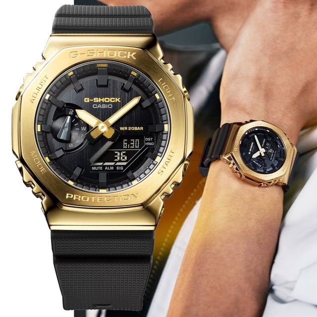G-Shock  GM2100 Black Gold