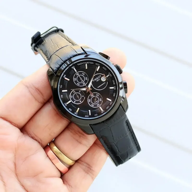tissot watch full black 1 https://premiumwatchstore.in/Shop/tissot-1853-chronograph-4-colors/