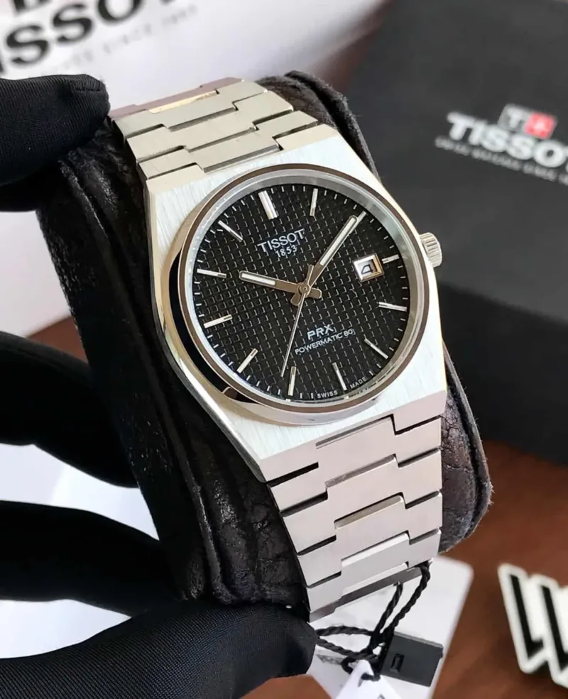 TISSOT PRX AUTOMATIC – BLACK DIAL