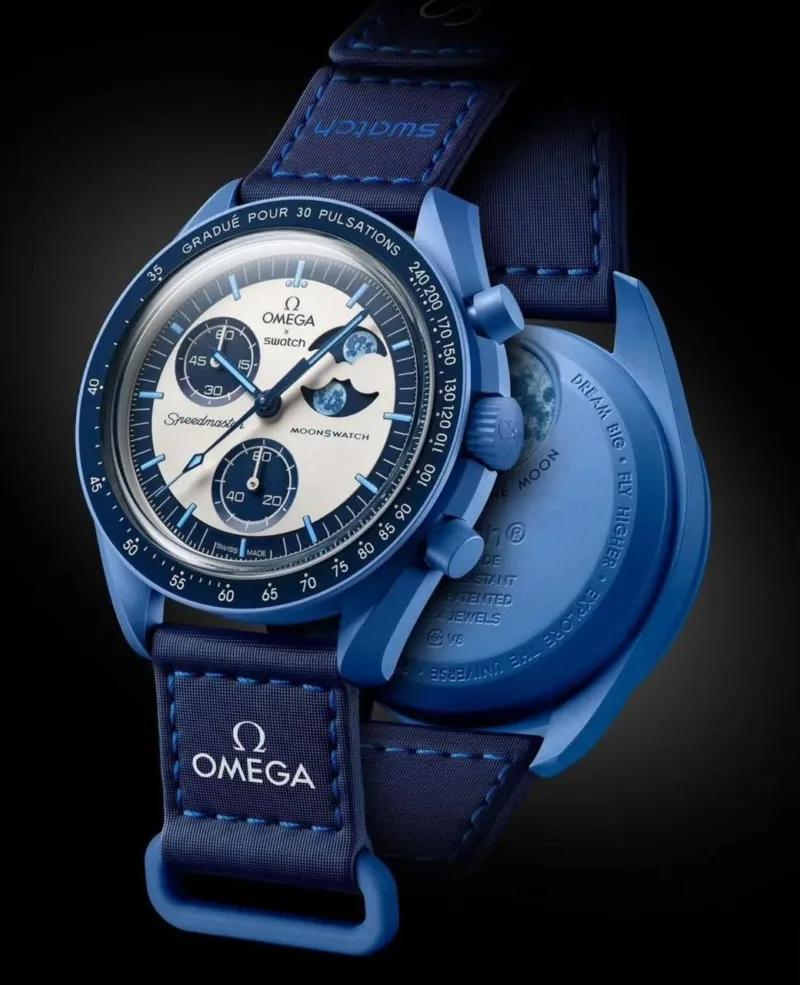 OMEGA SUPER BLUE MOONPHASE