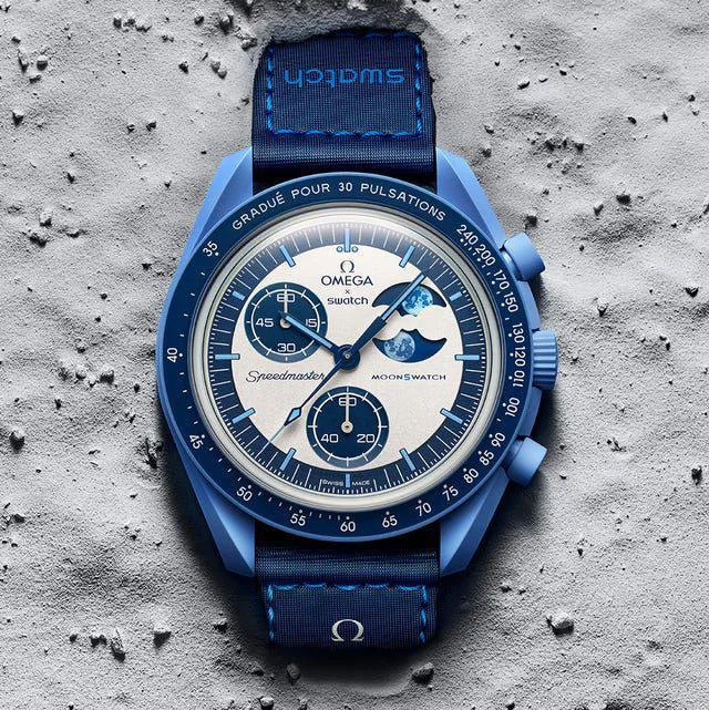 OMEGA SUPER BLUE MOONPHASE