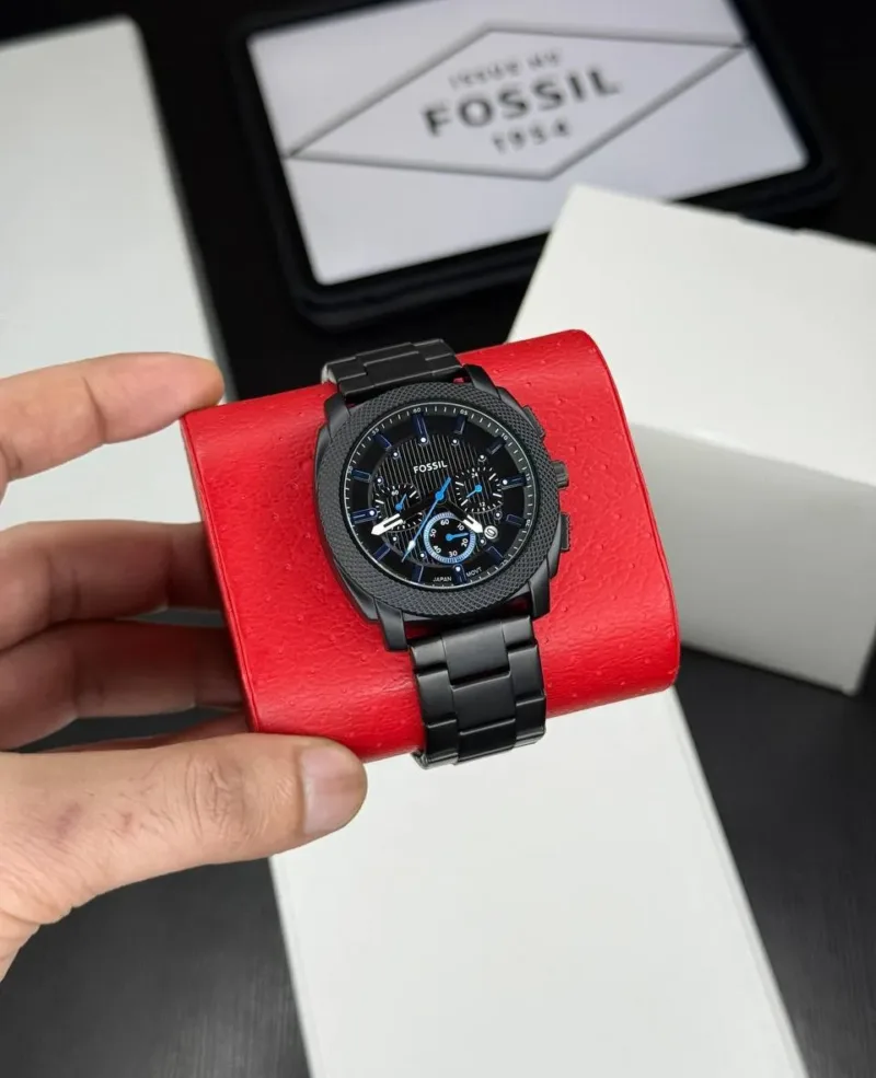 Fossil Machine Chronograph Black