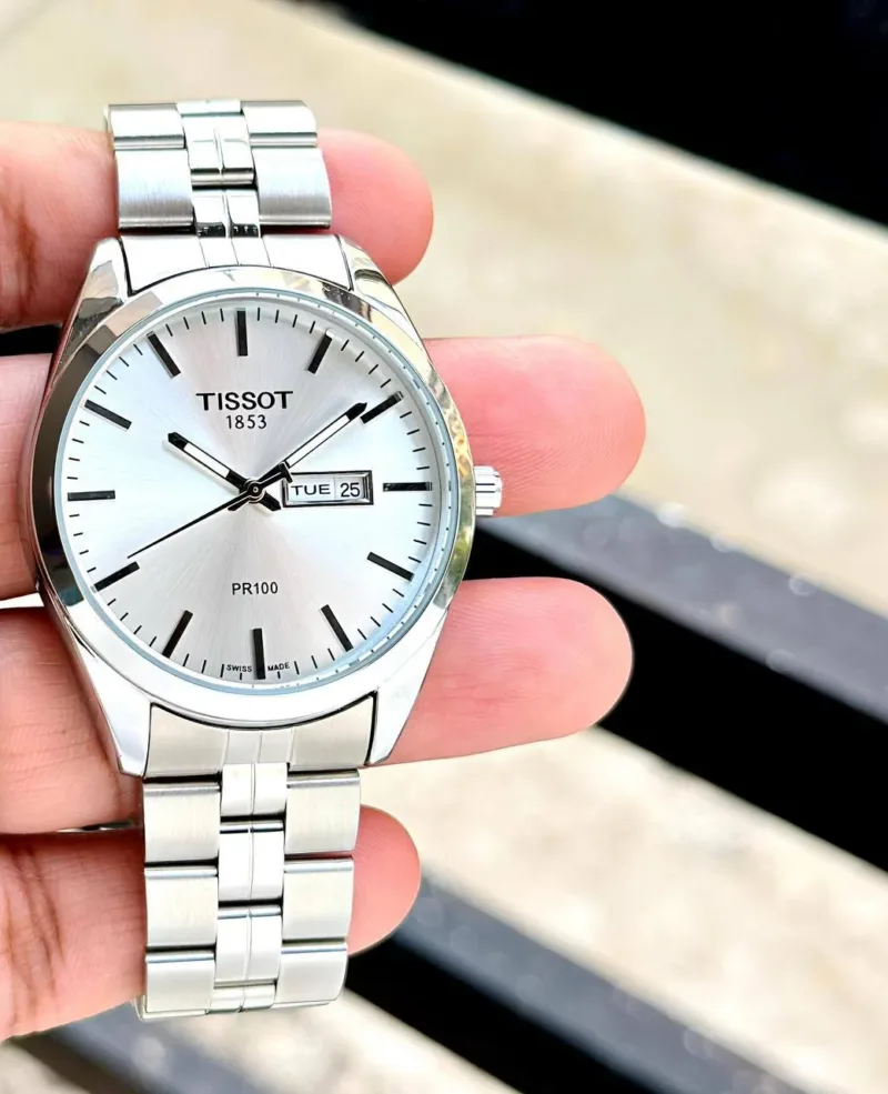 First Copy Watches https://premiumwatchstore.in/ Tissot PR100 Day & Date