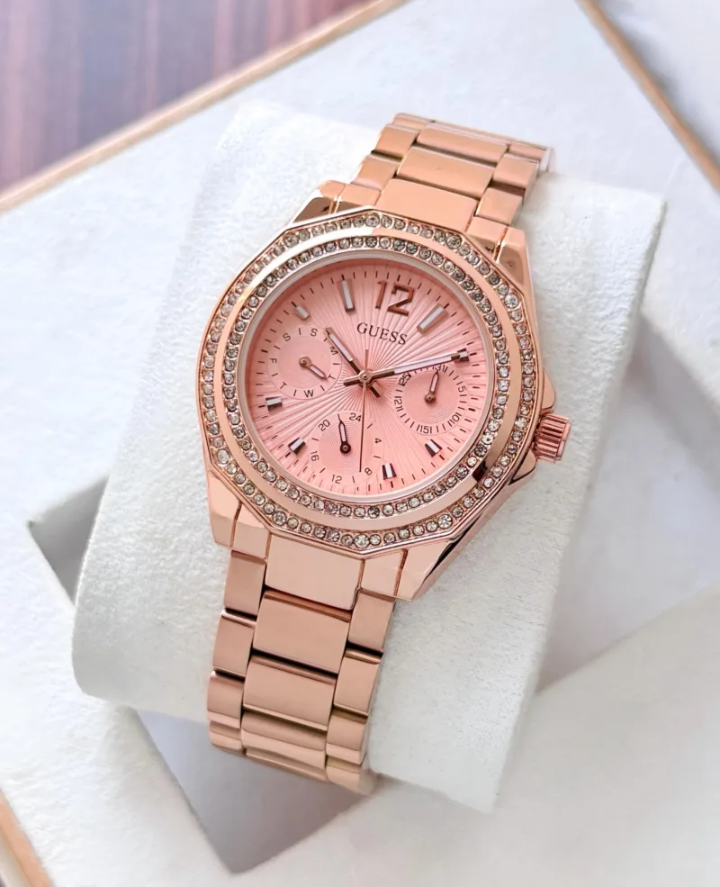 Guess GW0685L3 – Rose Gold Chronograph