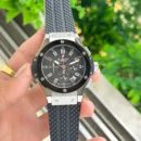 Hublot Big Bang Silver Black Chronograph