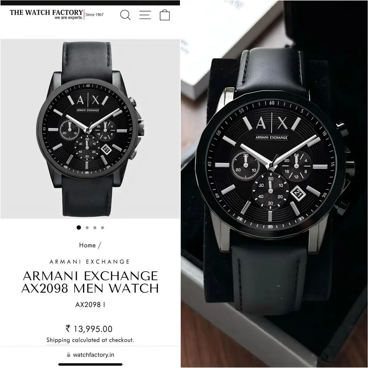 first copy watches Watches Armani Exchange AX2604 Chronograph Premium Armani Exchange AX2604 Chronograph - Image 2