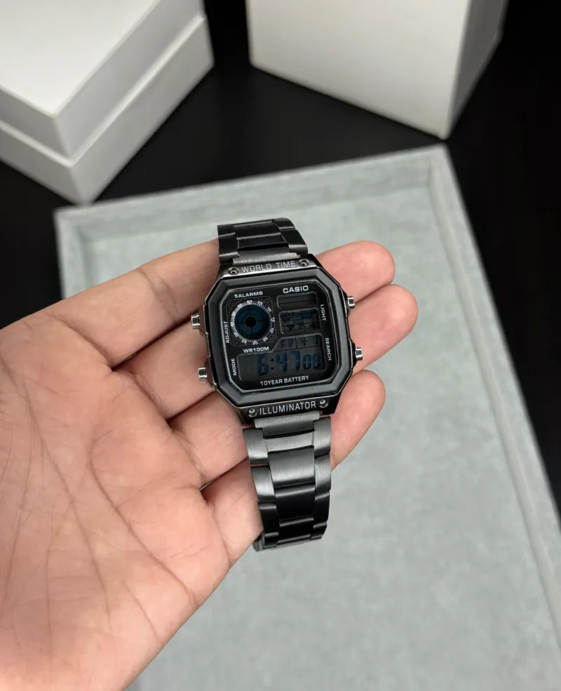 Casio Youth 1200 Series – Full Black Edition 3