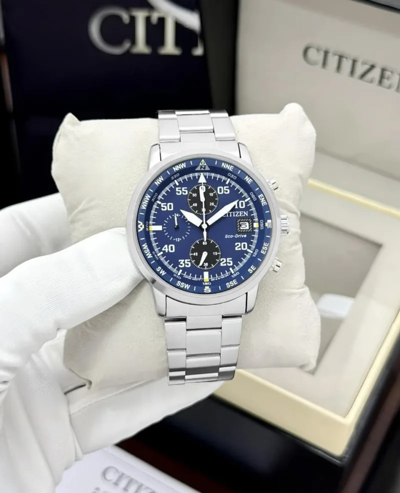 Citizen Eco-Drive Chronograph Blue Dial (43mm)