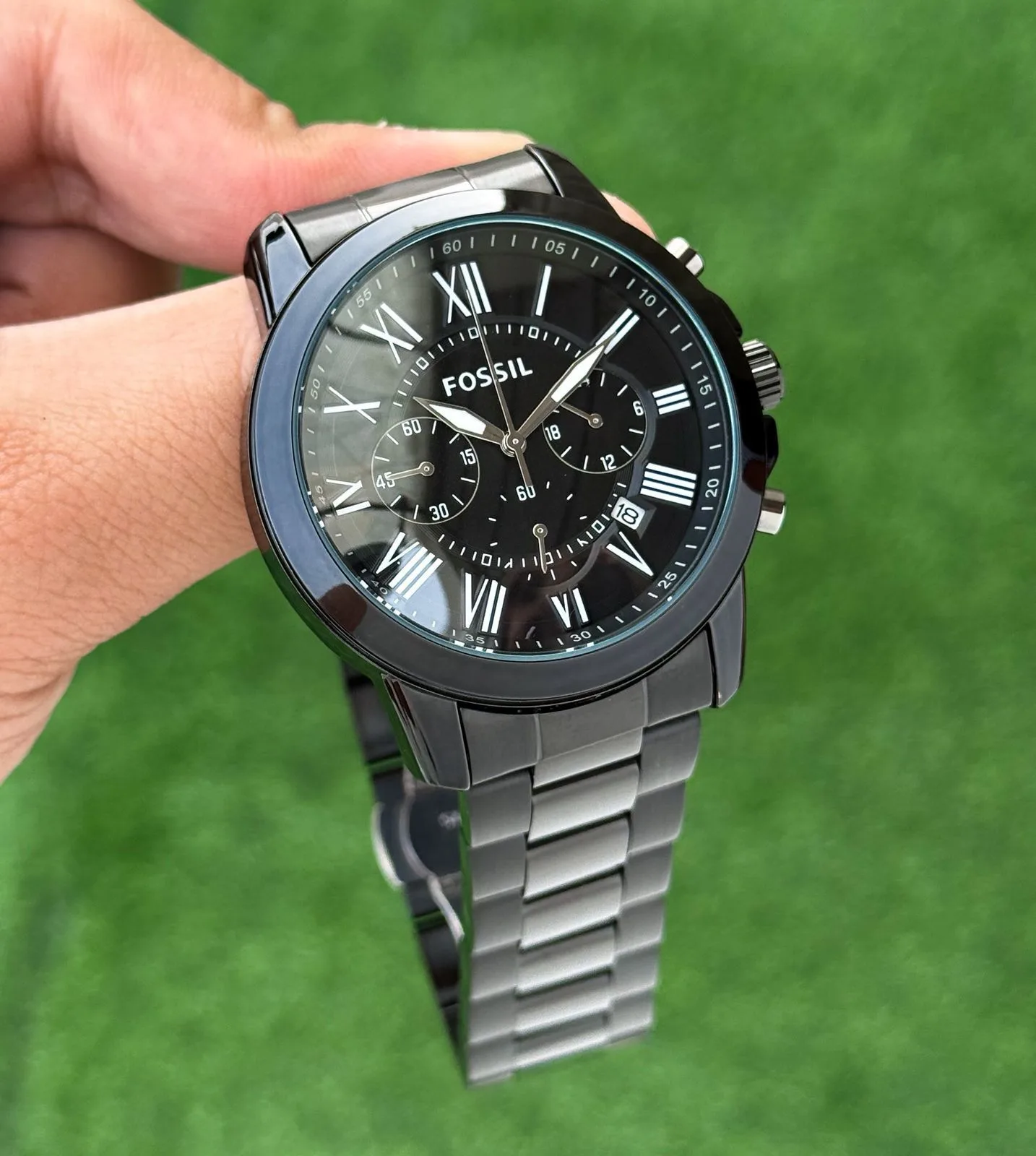 first copy watches Watches Fossil Black Dial, Stainless Steel Strap Premium Fossil Black Dial, Stainless Steel Strap4