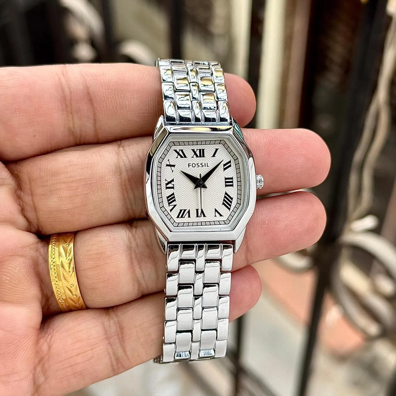 first copy watches Watches Fossil ES5363 Harlow - Vintage Square Dial Premium Fossil ES5363 Harlow - Vintage Square Dial - Image 2