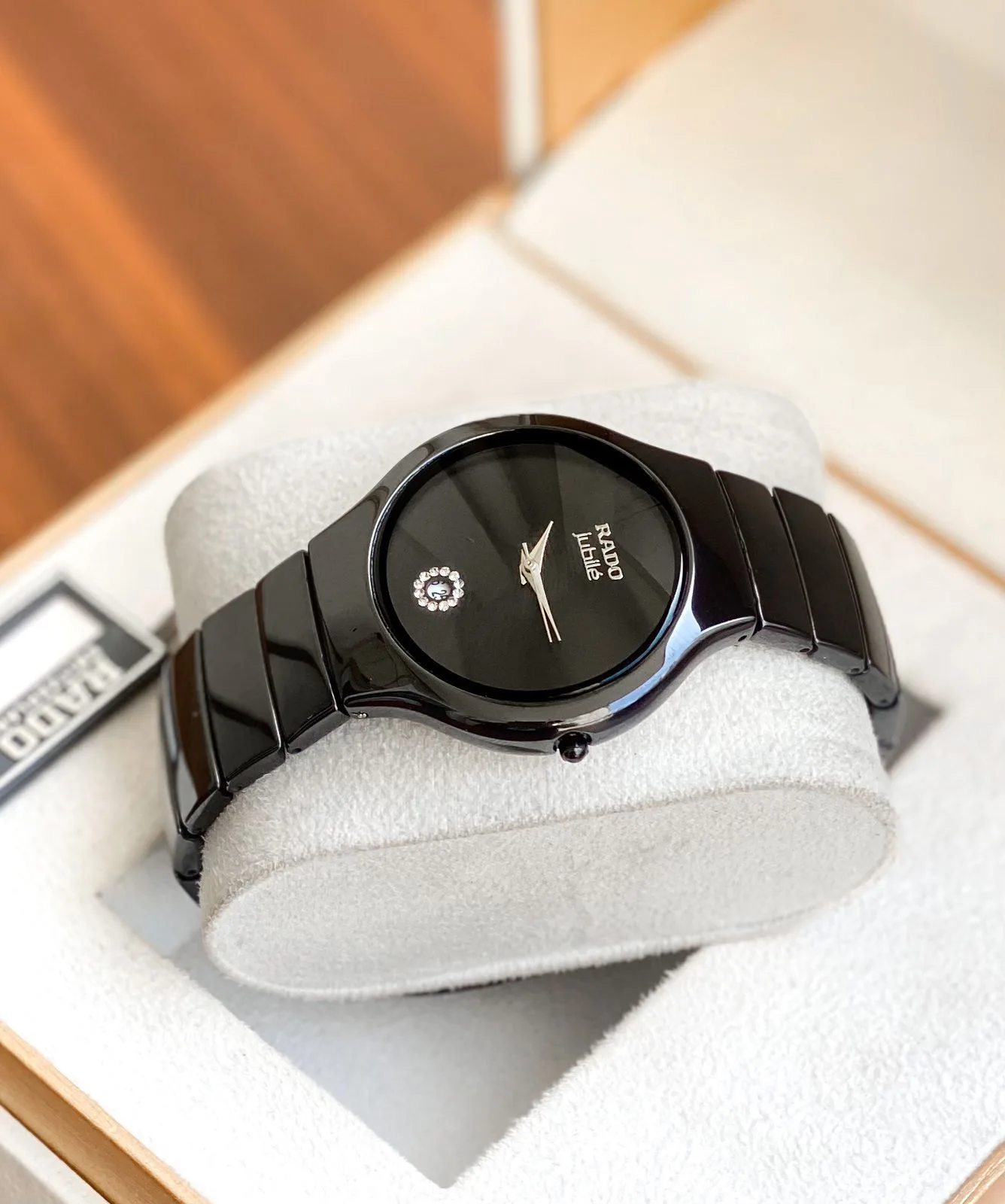 first copy watches Watches Rado Slim Black Ceramic Men’s Watch Premium Rado Slim Black Ceramic Men’s Watch