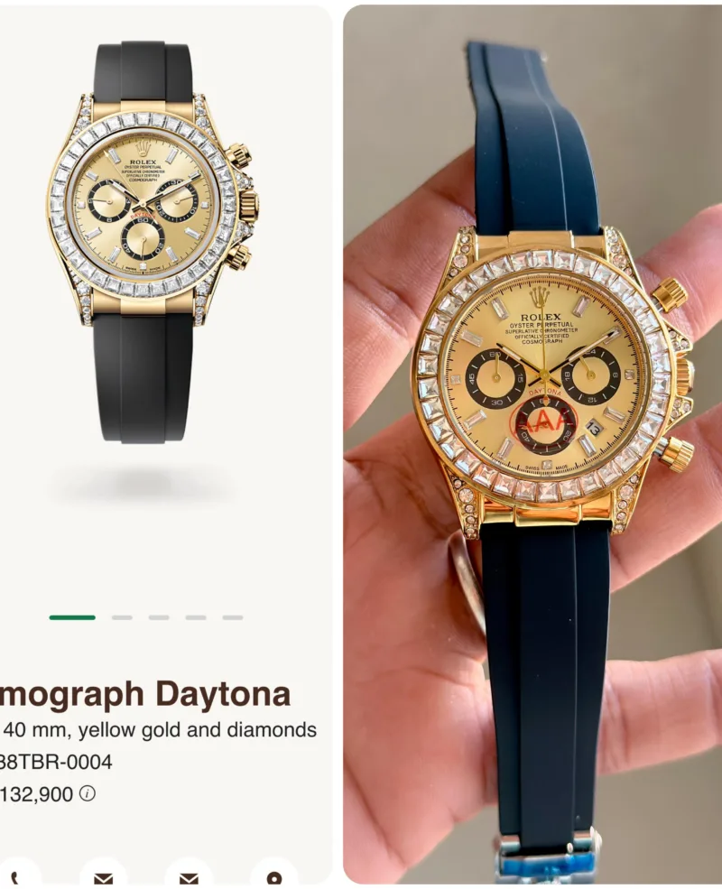 Rolex Cosmograph Daytona Diamond Bezel