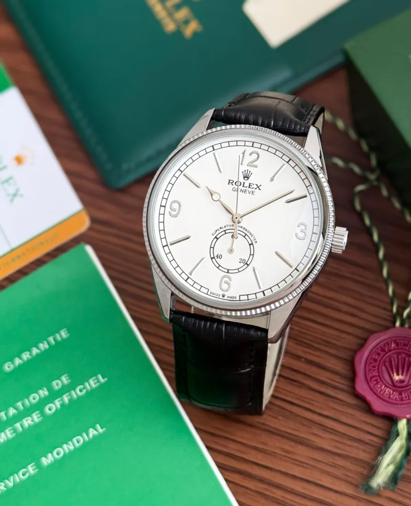 Rolex Geneve 43mm White Dial