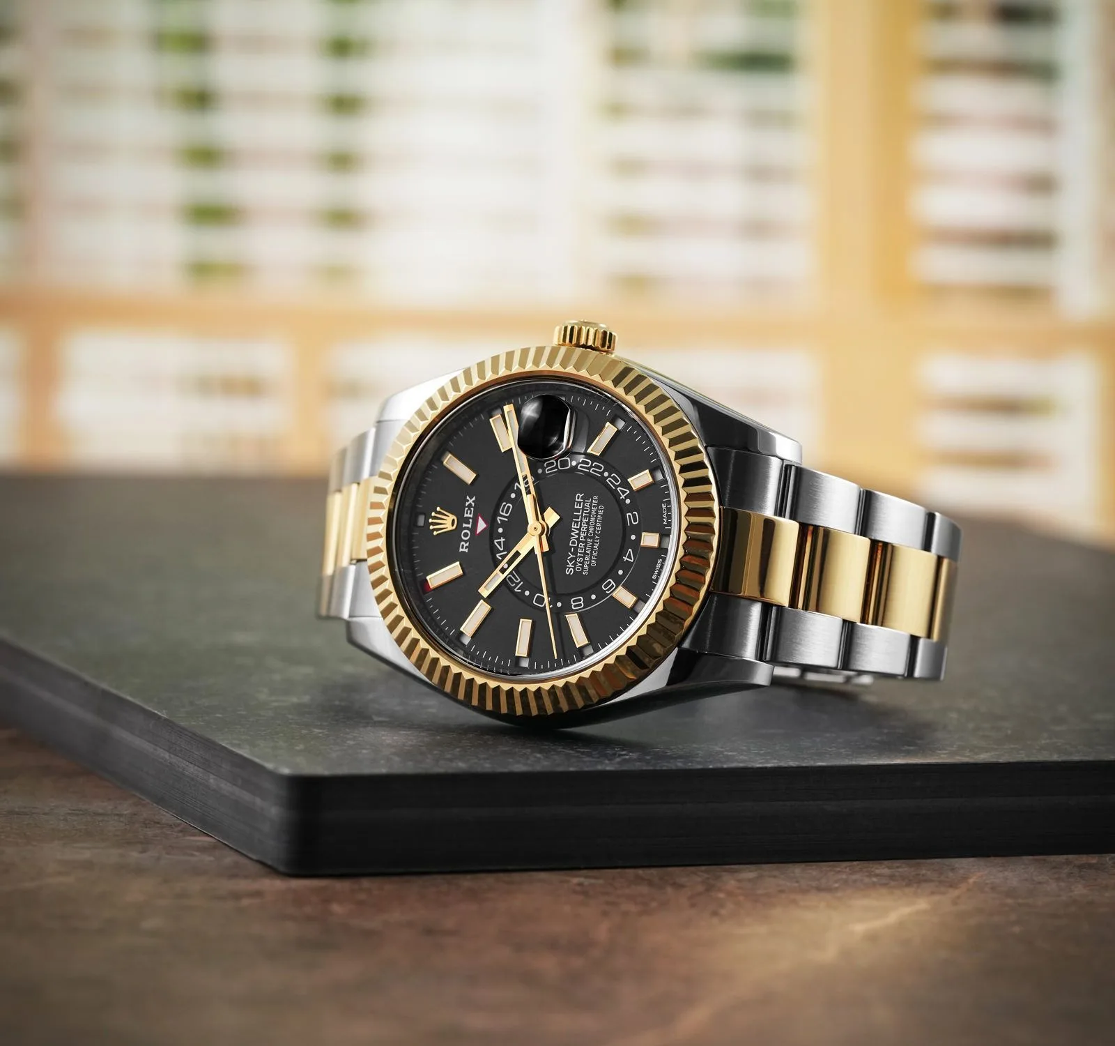 first copy watches Watches Rolex Sky-Dweller Black Dial (42mm) Premium Rolex Sky-Dweller Black Dial (42mm) - Image 4